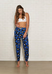 Cloud jogger performance blend (popcorn leopard - blue)