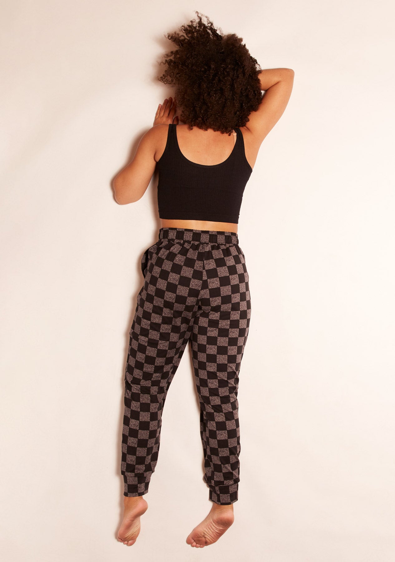 Cloud jogger performance blend (checkmate - black)